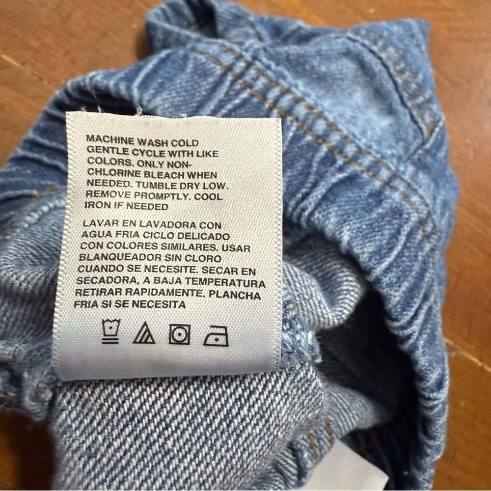 Wrangler denim shorts baby size 3 months preowned